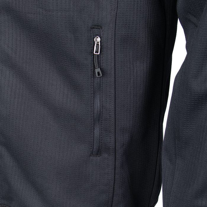 KCN169 | Men's Eddie Bauer Dash Full-Zip Fleece Jacket - Black