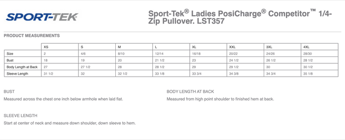KCN196 | Ladies' PosiCharge 1/4-Zip Pullover