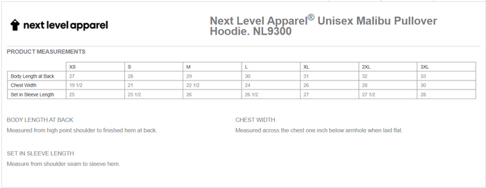 KCN596|Next Level Apparel Unisex Malibu Pullover Hoodie