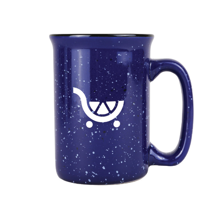 KCN621 | 13 oz. Tall Speckle-It Ceramic Camping Mug