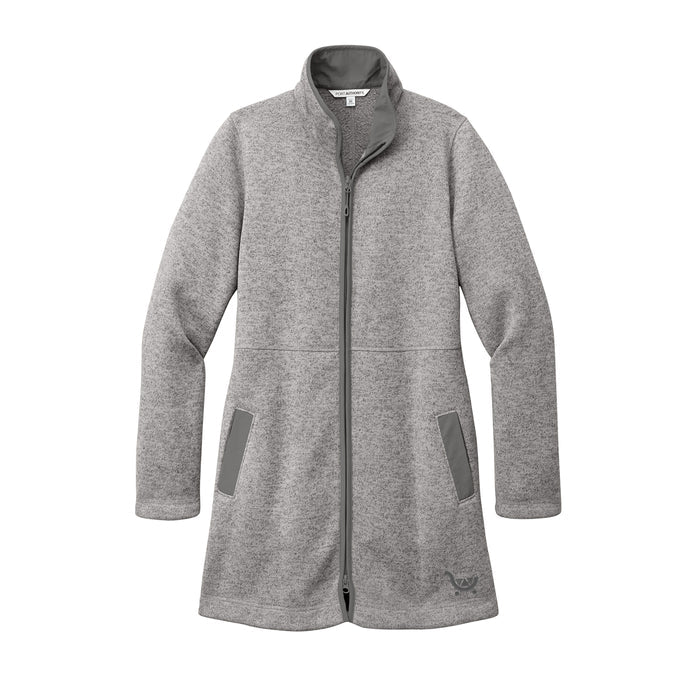 KCN653 | Port Authority Women's Arc Sweater Fleece Long Jacket