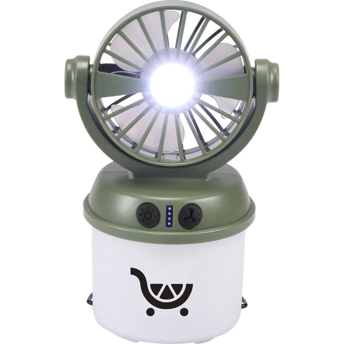 KCN664 | Rechargeable 3W COB Lantern with Fan