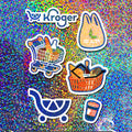 KCN679 | 4" x 6" Glitter Sticker Sheet
