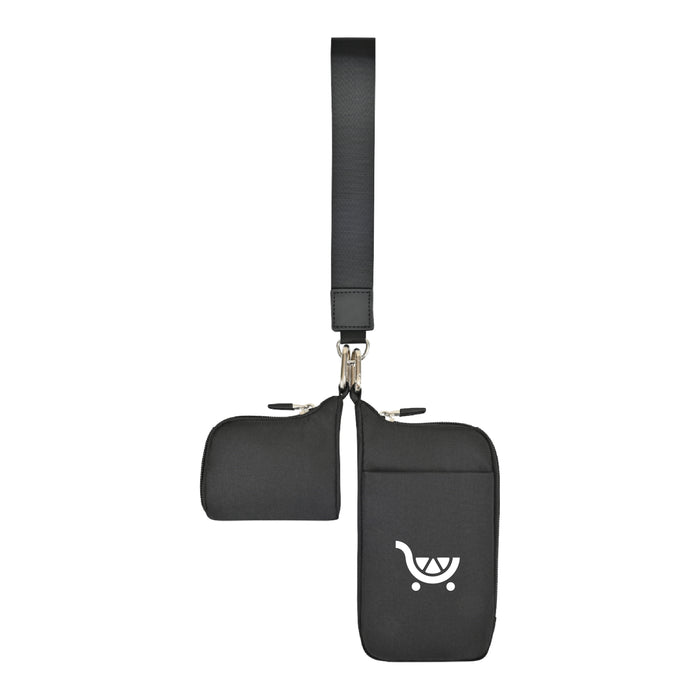 KCN702 | Well Studio Recycled Nylon Dual Pouch Lanyard - AWARE