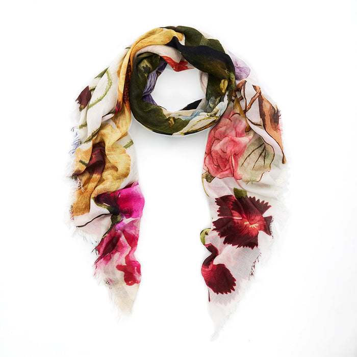 Suzi Roher Kim, Lunching On The Grass Scarf available at Barbara Katz