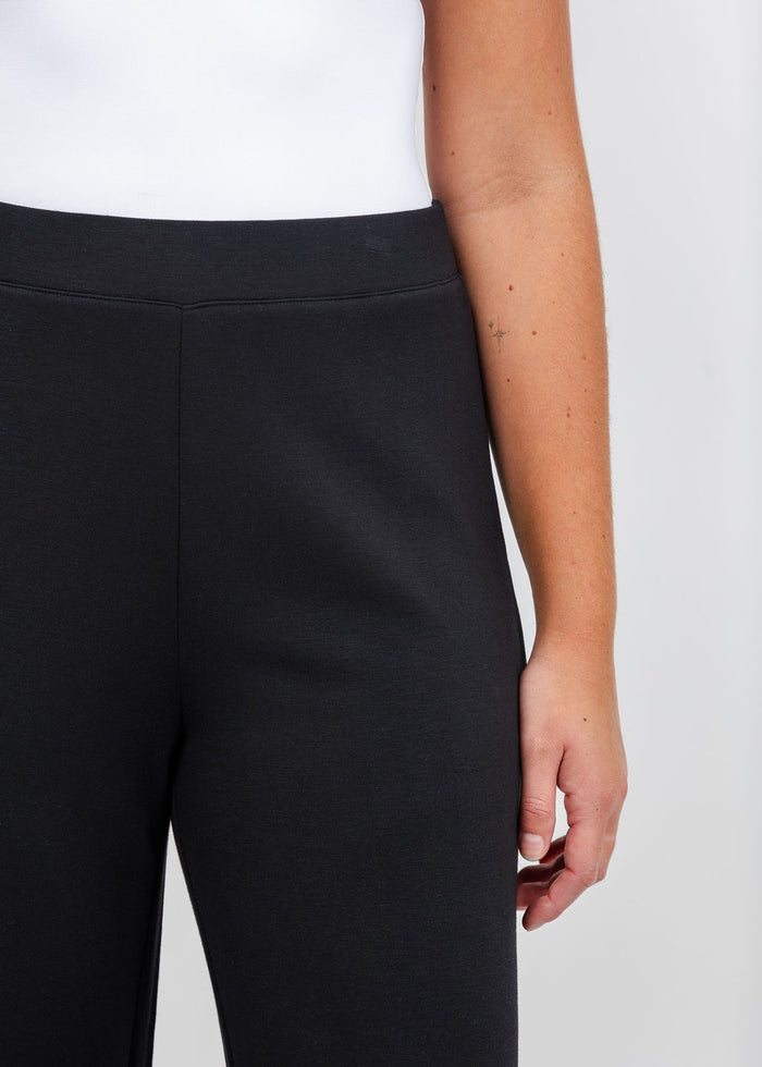 Olivia by Habitat Knit Trek Pant in Black available at Barbara Katz