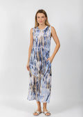 David Cline Laura Long Maxi Dress in Storm available at Barbara Katz