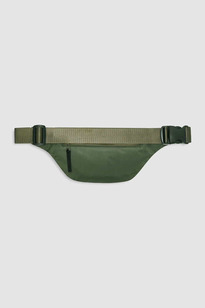 ANINE BING Leon Small Waist Bag Nylon - Army Green - back view