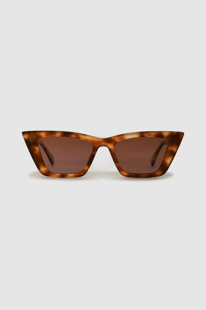 ANINE BING Lille Sunglasses - Tortoise - front view