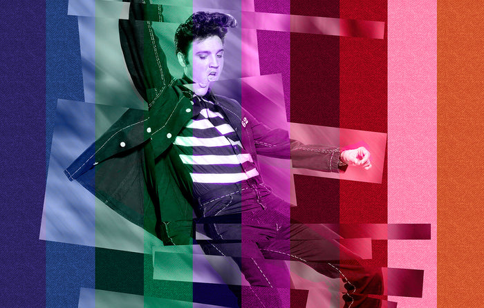 Suzi Roher Lily, Elvis Rocks Scarf available at Barbara Katz