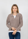 Lily Layered Polo - Brown Sugar