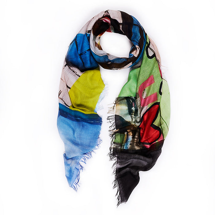 Suzi Roher Lily, Pie In The Sky Scarf available at Barbara Katz