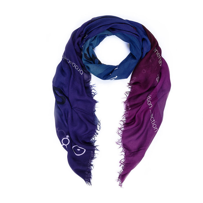Suzi Roher Lily, Planets Scarf available at Barbara Katz