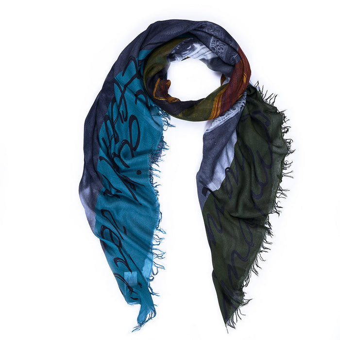 Suzi Roher Lily, Red Heart Scarf available at Barbara Katz