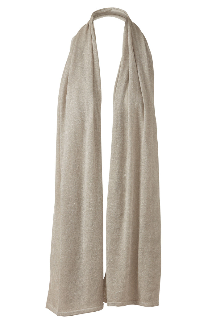 Kinross Linen Lurex Wrap available at Barbara Katz