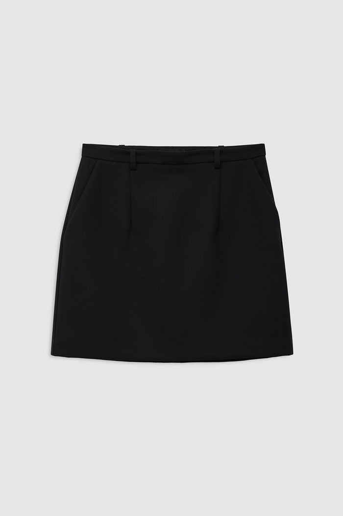ANINE BING Livy Skirt - Black - front view