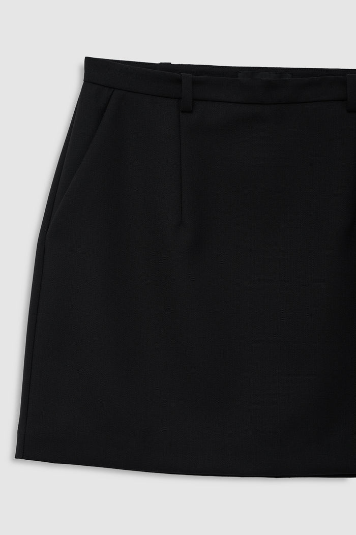 ANINE BING Livy Skirt - Black - front view