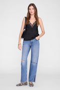 ANINE BING Mael Camisole - Black - on model front