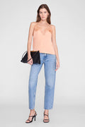 ANINE BING Mael Camisole - Blush - on model front