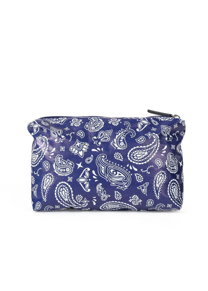 Haute Shore Mahjong Money Pouch in Navy Bandana available at Barbara Katz