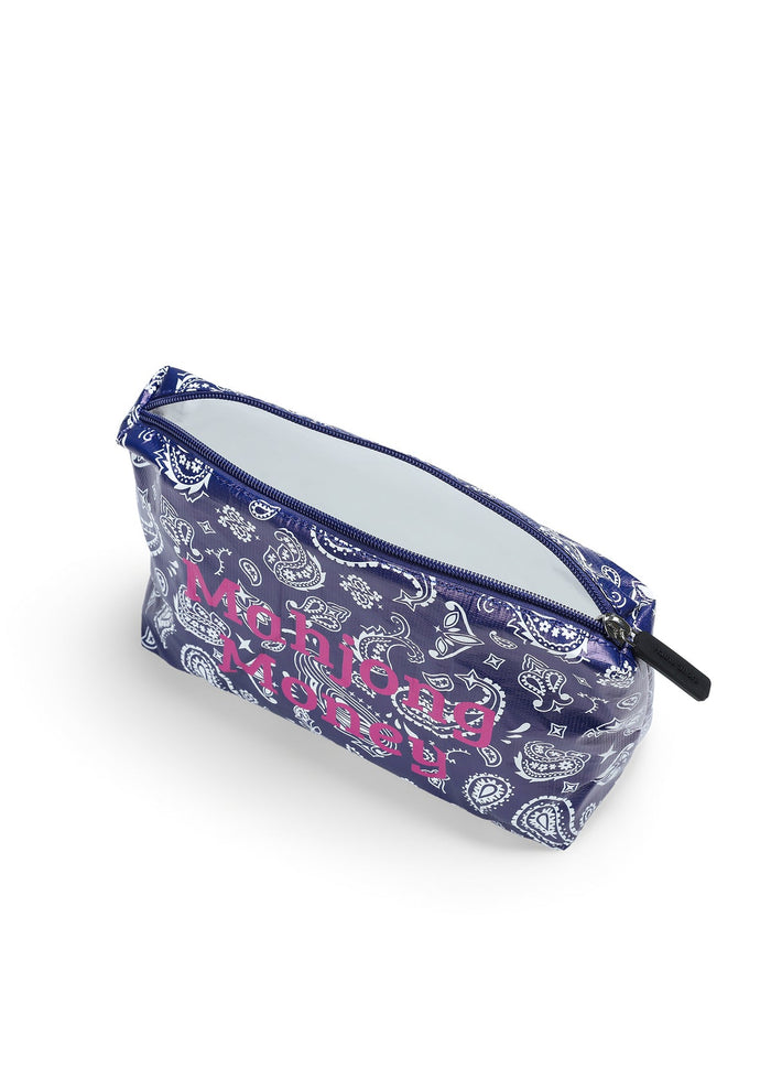 Haute Shore Mahjong Money Pouch in Navy Bandana available at Barbara Katz