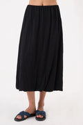 Goldie Marina Midi Bubble Skirt in Black available at Barbara Katz