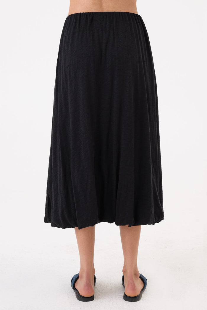 Goldie Marina Midi Bubble Skirt in Black available at Barbara Katz