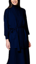 Martina Flat-Knit Vest - Dark Navy - Barbara Katz