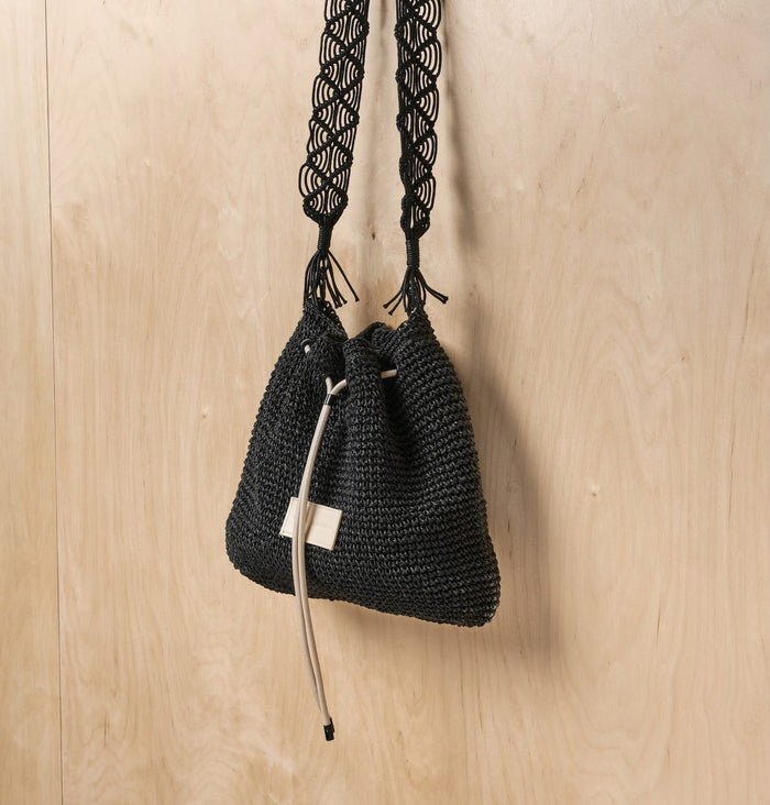 Daniella Lehavi Maui Bucket Bag in Black & White available at Barbara Katz