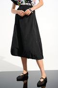 Joseph Ribkoff Memory Balloon Skirt With Elastic Waistband in Black available at Barbara Katz