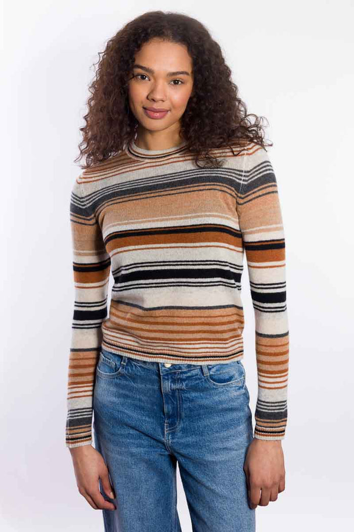 Micro Stripe Crew