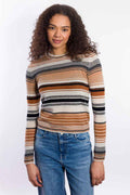 Micro Stripe Crew