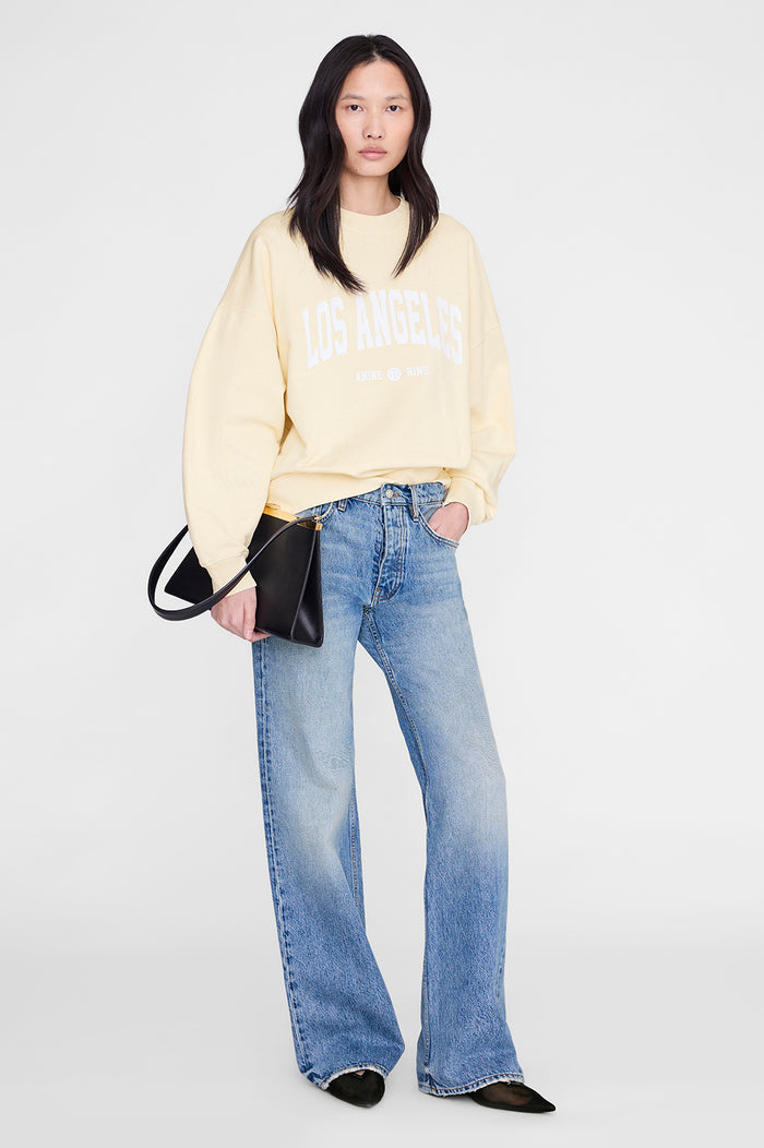 Miles Sweatshirt Los Angeless University - Butter Yellow XS
