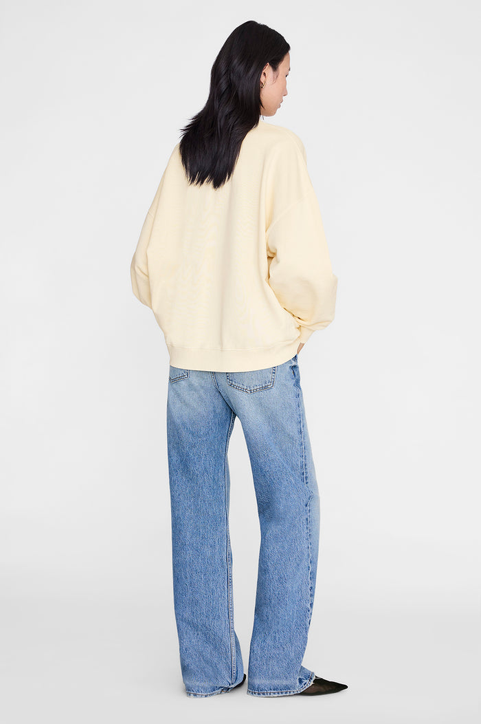 Miles Sweatshirt Los Angeless University - Butter Yellow XS