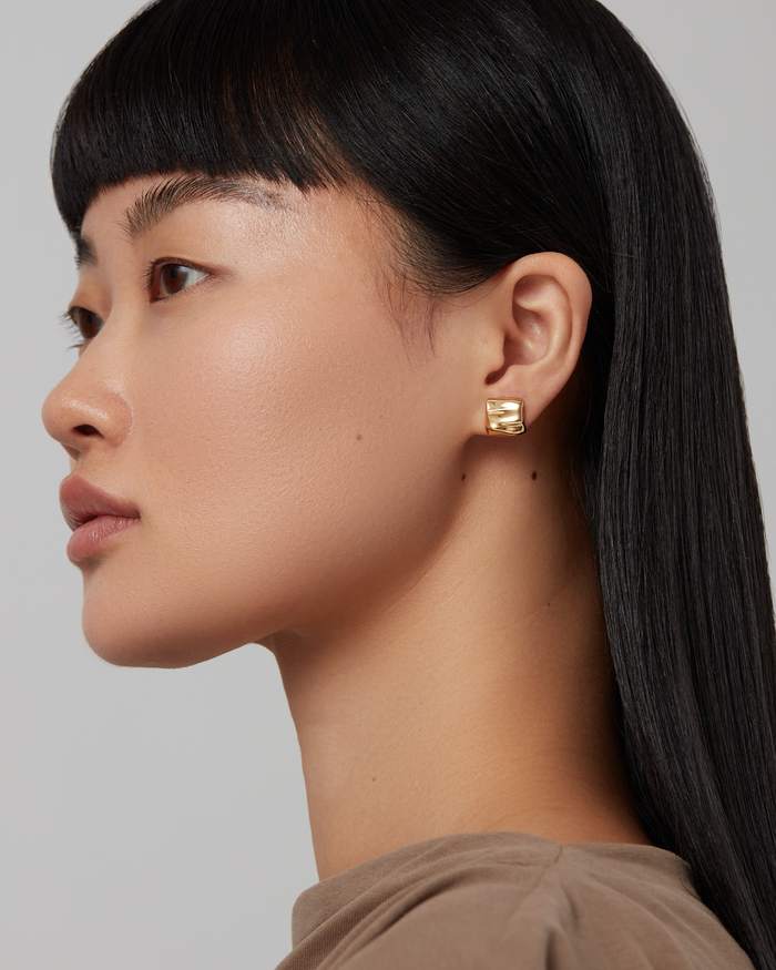 Jenny Bird Mini Sundra Earrings in Gold available at Barbara Katz