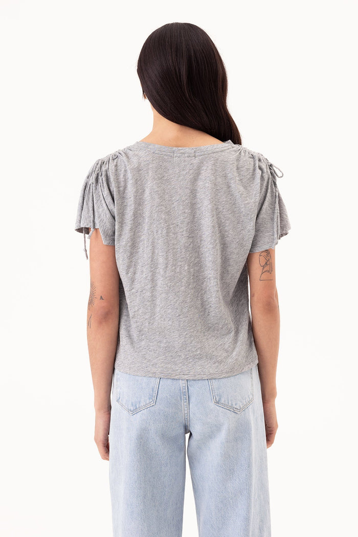 Goldie Modern Muse Tee in Gray Heather available at Barbara Katz