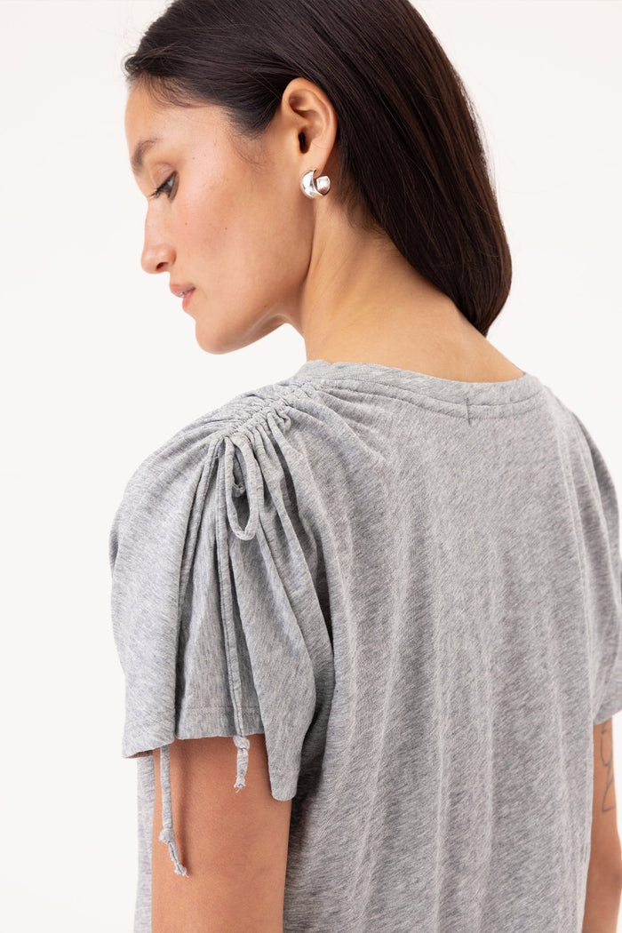 Goldie Modern Muse Tee in Gray Heather available at Barbara Katz