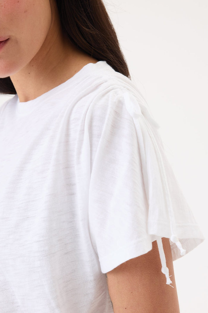 Goldie Modern Muse Tee in White available at Barbara Katz
