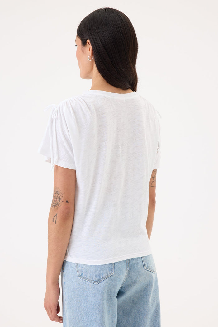 Goldie Modern Muse Tee in White available at Barbara Katz