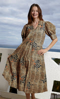 Dizzy-Lizzie Montauk Dress - Turtles Print available at Barbara Katz