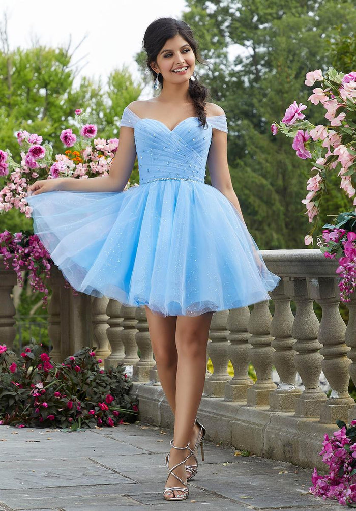 Morilee Off the Shoulder Damas Dress 9535