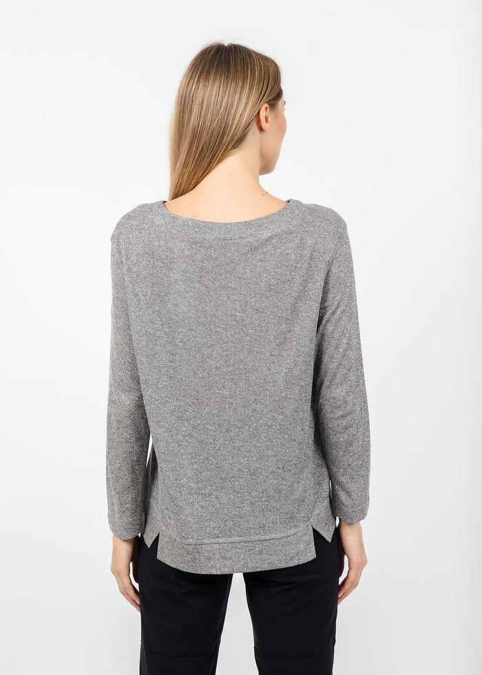 Terra Never Grow Up Graphic Sweater in Cement available at Barbara Katz