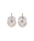 Lizzie Fortunato New Bloom Earrings in Mother-of-Pearl available at Barbara Katz