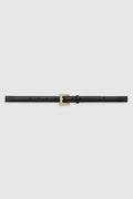 ANINE BING Nicola Belt - Black - Front VIew
