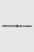 ANINE BING Nicola Belt - Zebra - on model front