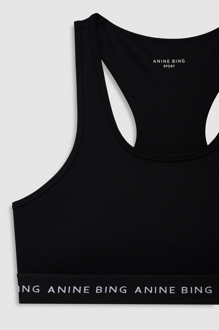 ANINE BING Nono Bra - Black -  detail view