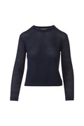 Kinross Openwork Crew Sweater available at Barbara Katz