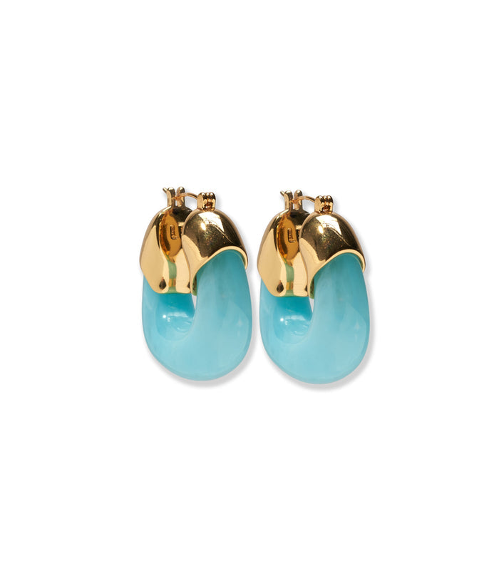 Lizzie Fortunato Organic Hoops in Pool available at Barbara Katz