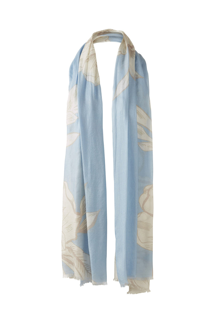 Kinross Oversized Blooms Print Scarf available at Barbara Katz
