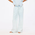 Kerri Rosenthal Palazzo Denim Pants in Light Wash available at Barbara Katz